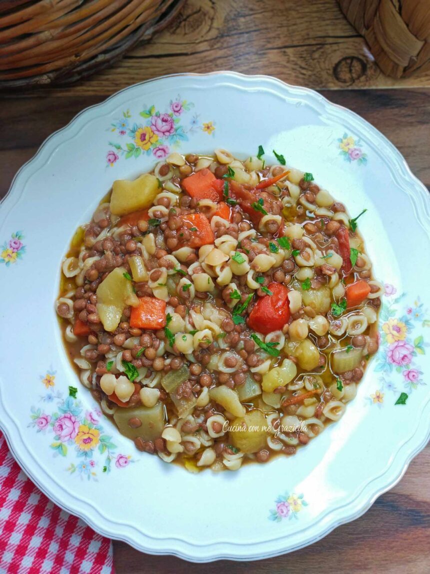pasta e lenticchie
