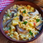 pasta patate e funghi