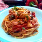Pasta peperoni e tonno