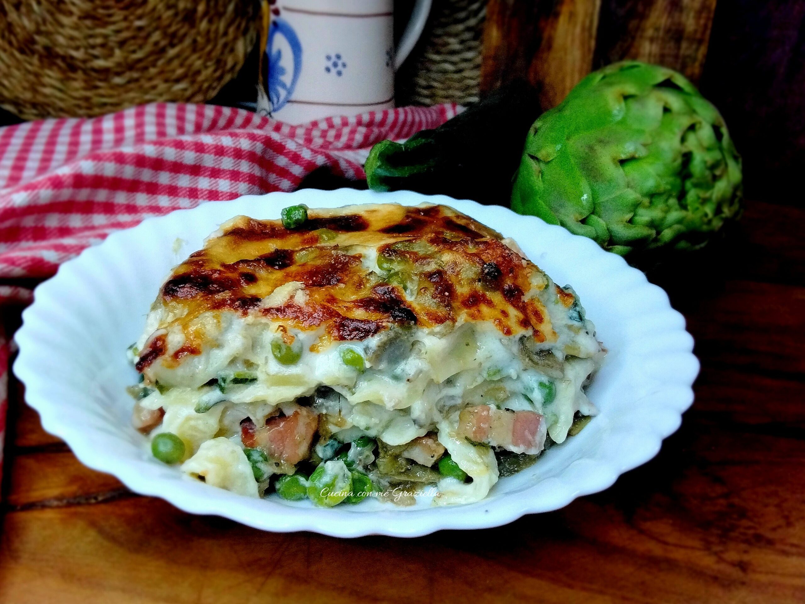 Pasta primavera al forno