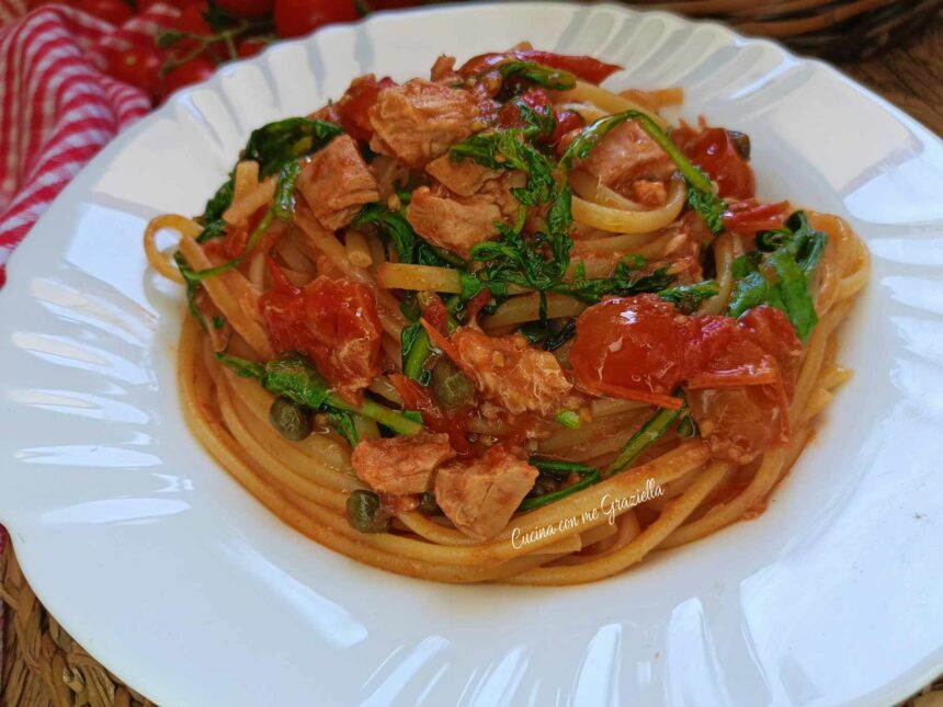 Pasta tonno e rucola