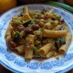 Pasta zucchine tonno e limone