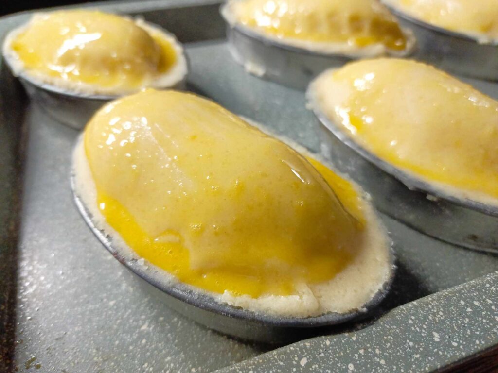 spennellatura pasticciotti