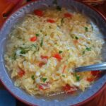 Pastina con l'uovo a sciuscelle