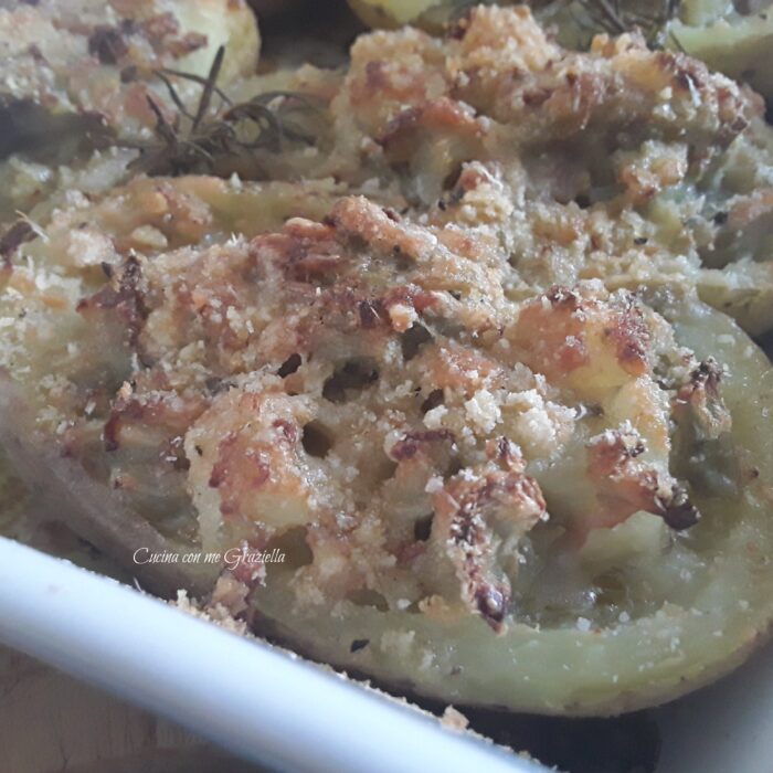 Patate ripiene di carciofi