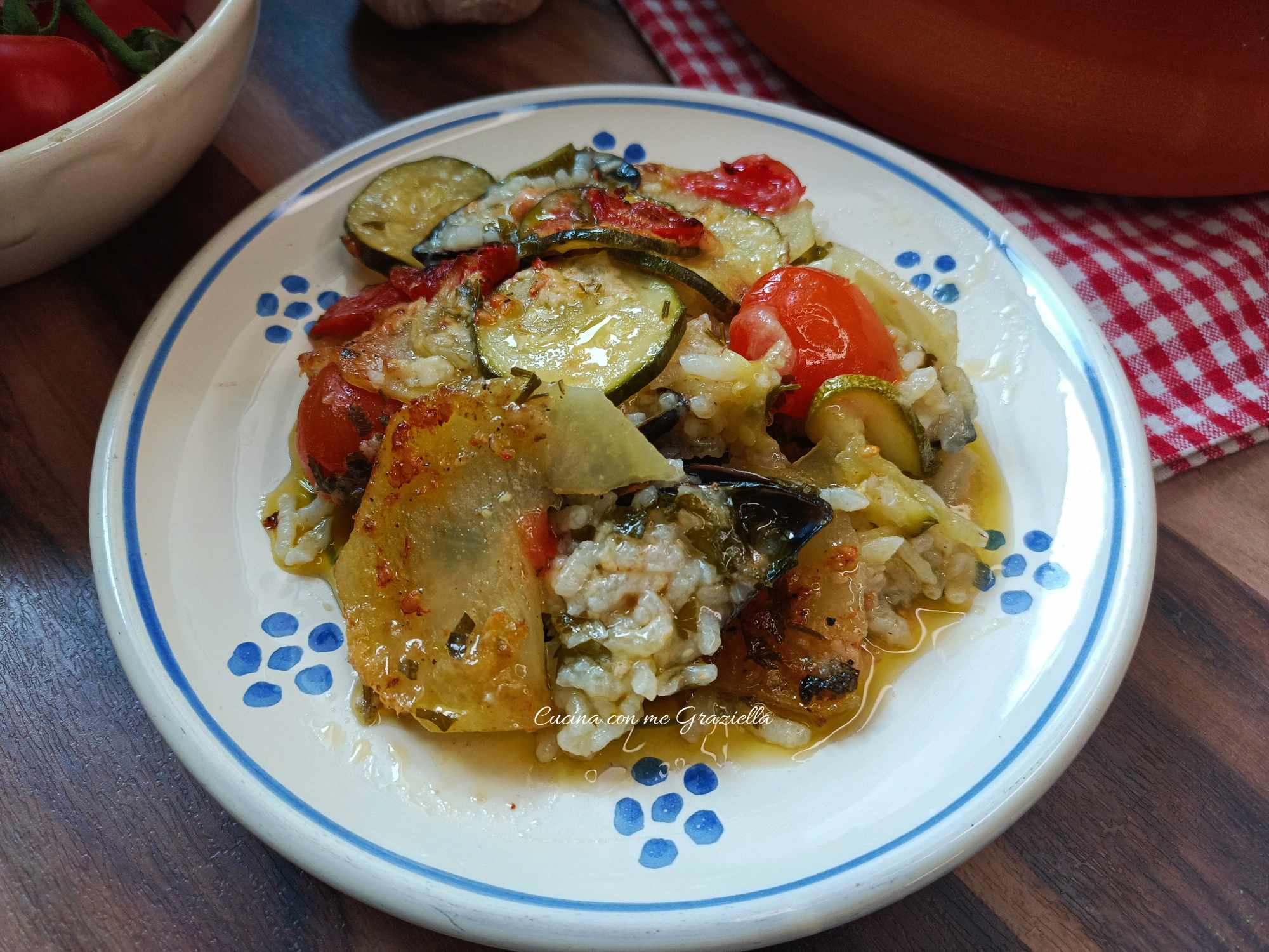Patate-riso-cozze-e-zucchine
