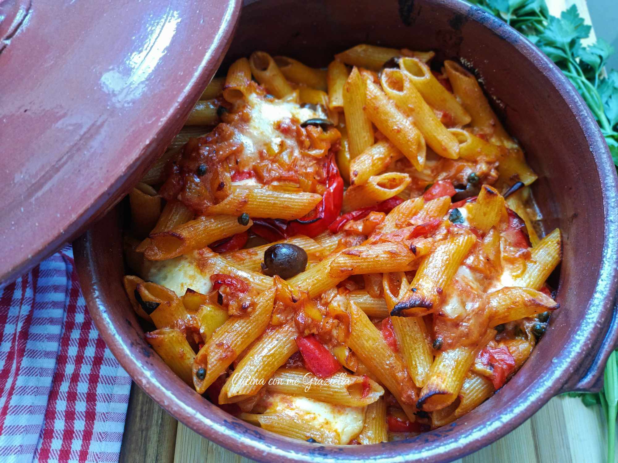 Peperoni ripieni di pasta e tonno