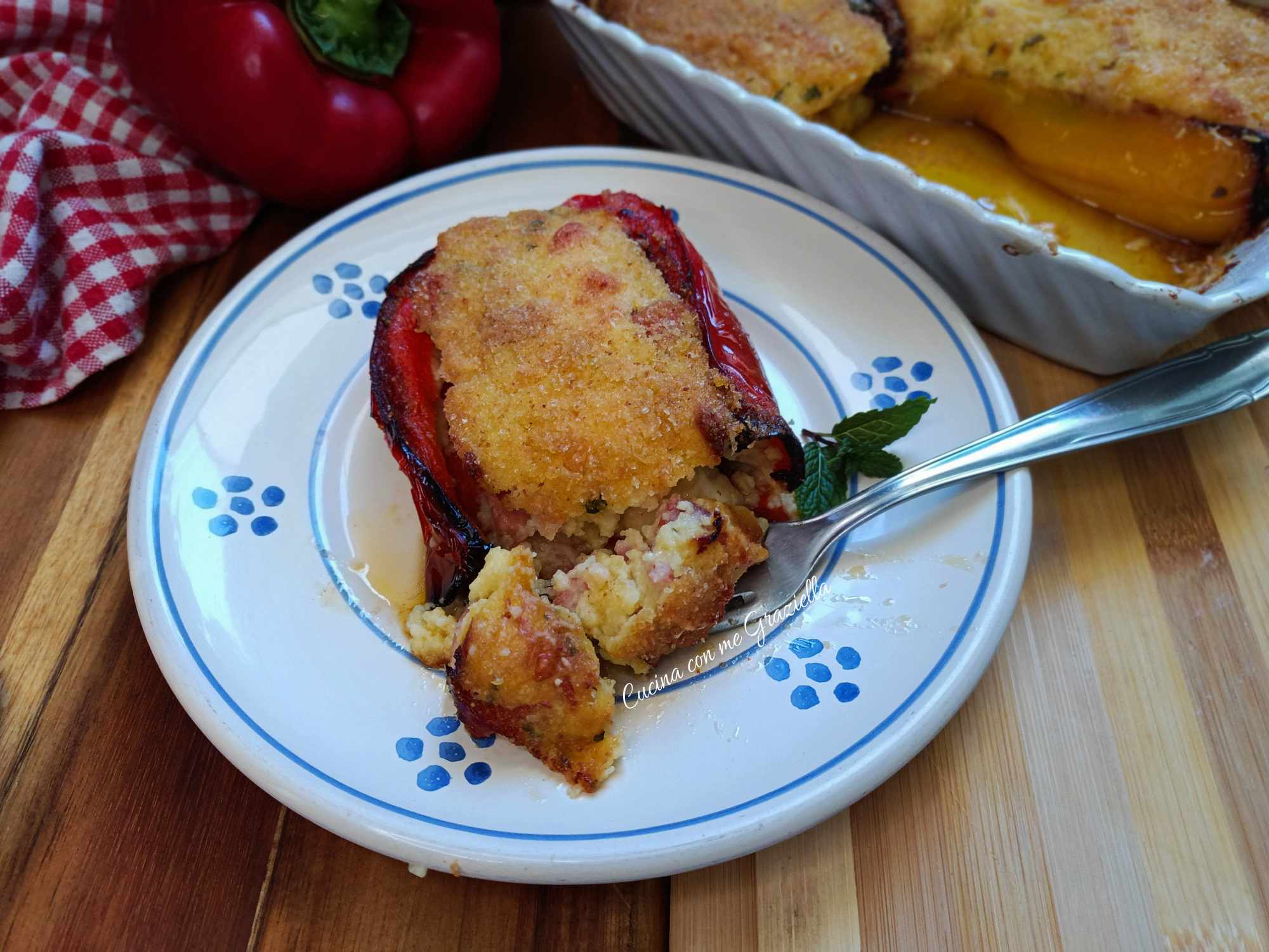 Peperoni ripieni di patate