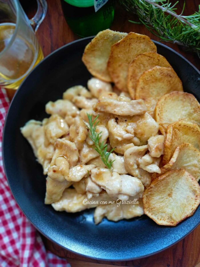 Petto di pollo alla birra