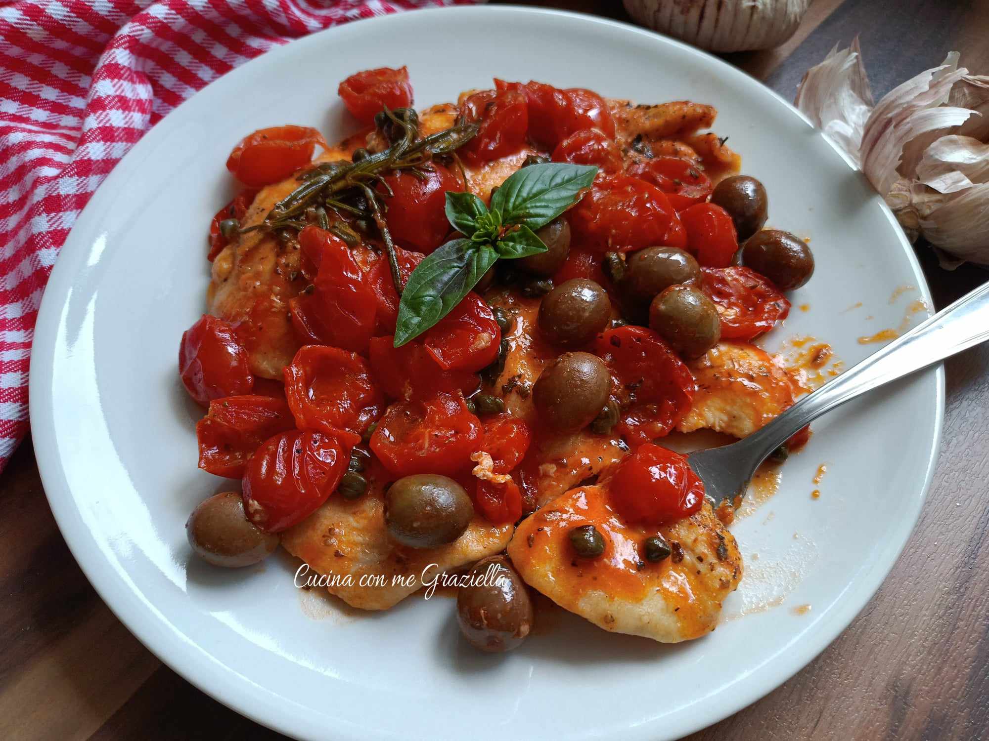 Petto di pollo alla mediterranea