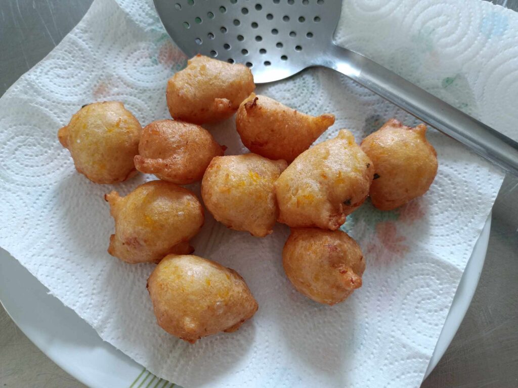 pettole zucca e speck