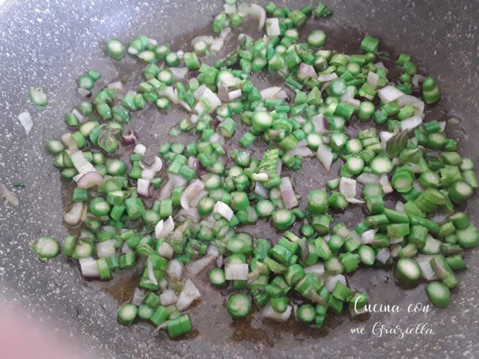soffritto asparagi padella