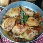 Pollo alla cacciatora in bianco