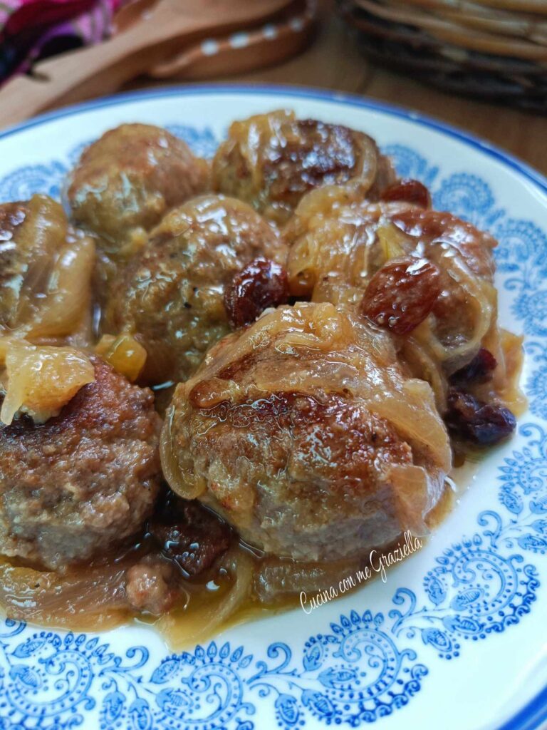 Polpette di carne in agrodolce 