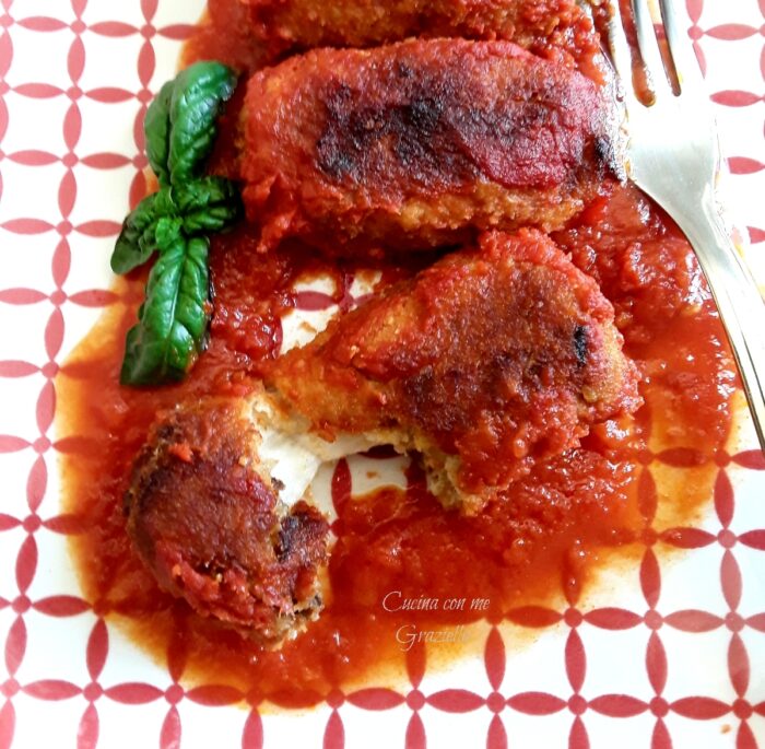 Polpette di melanzane alla parmigiana