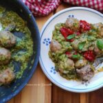 Polpette  e zucchine in padella