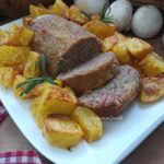 Polpettone di carne con funghi e speck