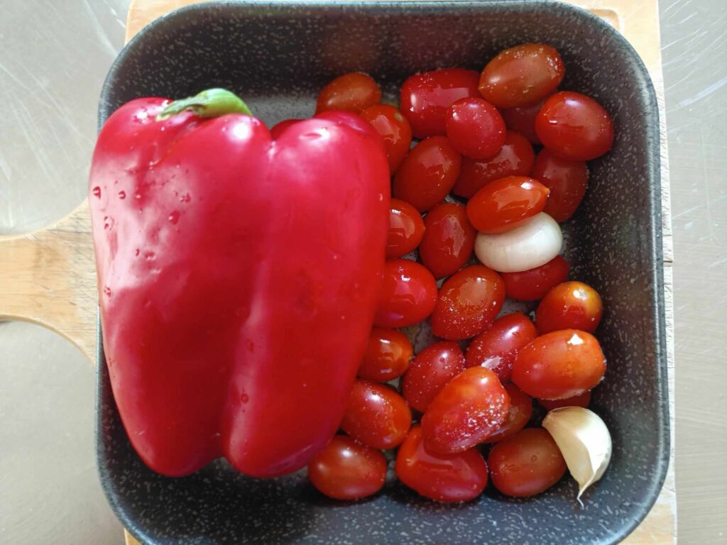 peperoni e pomodori