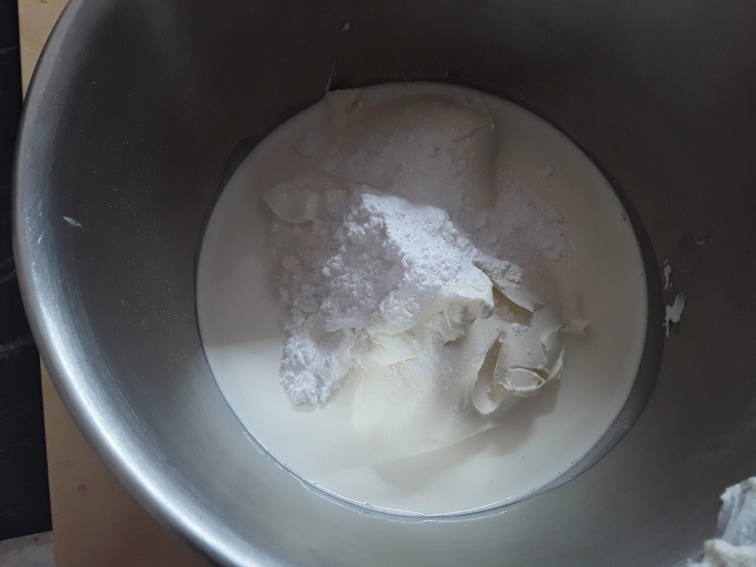 Preparazione crema