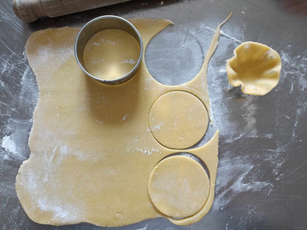 coppatura pasta frolla