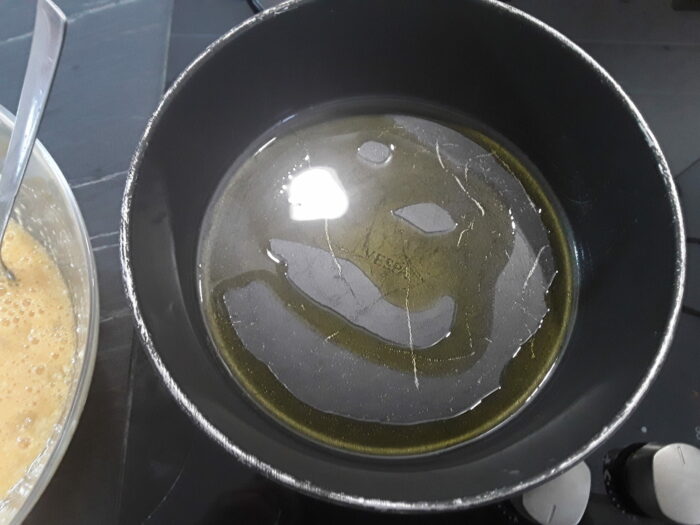 Preparazione frittata