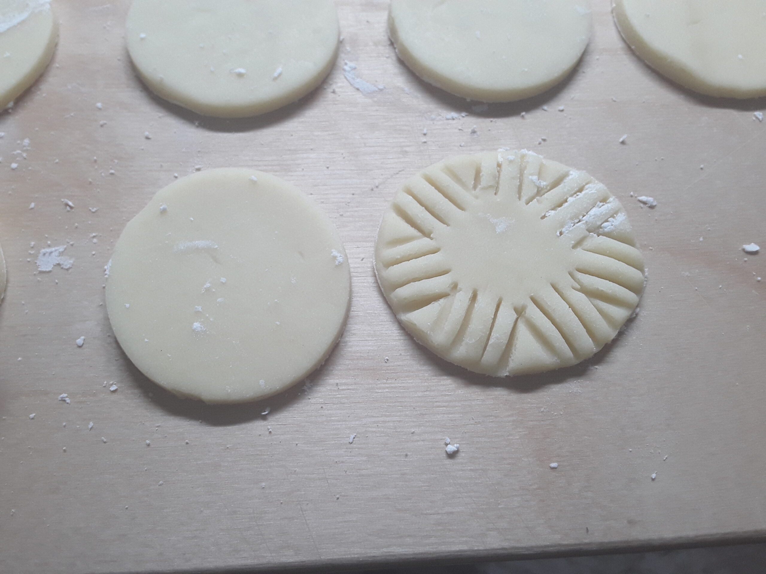 Punzonatura con forchetta