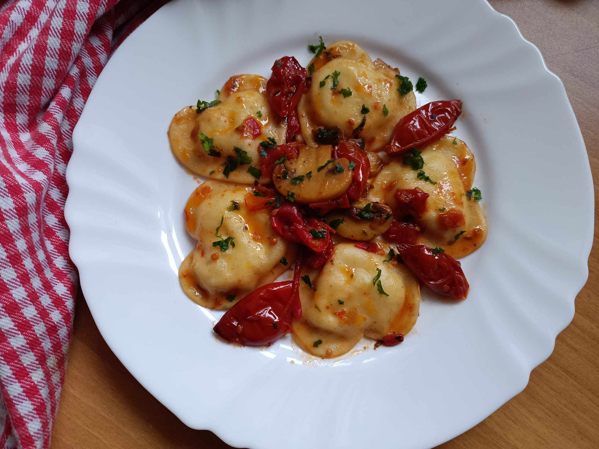 Ravioli a forma di cuore