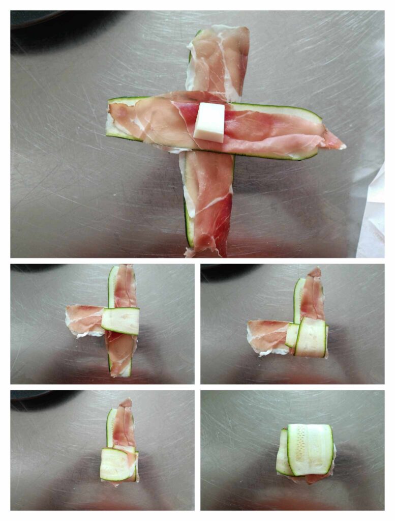 formatura pacchetti zucchine