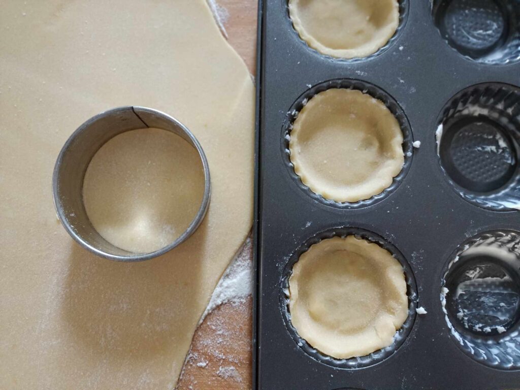 coppatura pasta frolla