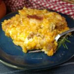 Riso al forno con zucca e salsiccia