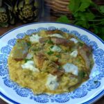 Risotto ai carciofi con zafferano e gorgonzola