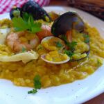 Risotto ai frutti di mare e zafferano