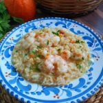 Risotto ai gamberi e arancia