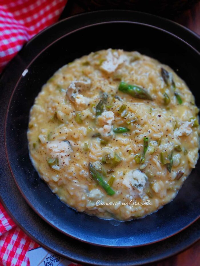 Risotto asparagi e gorgonzola 