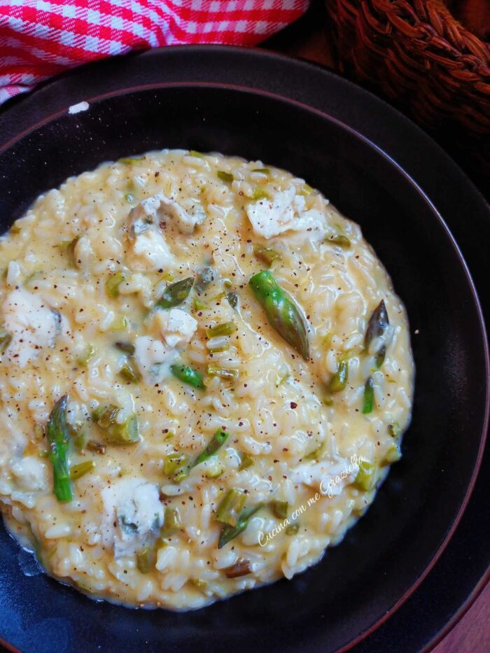 Risotto asparagi e gorgonzola 