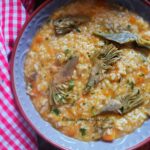 Risotto zucca e carciofi
