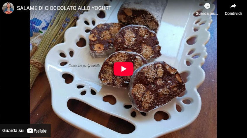 Salame di cioccolato allo yogurt