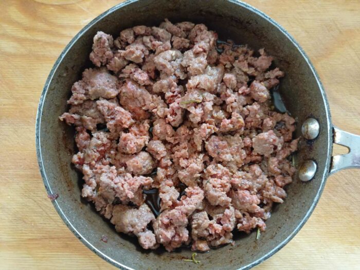 salsiccia in padella