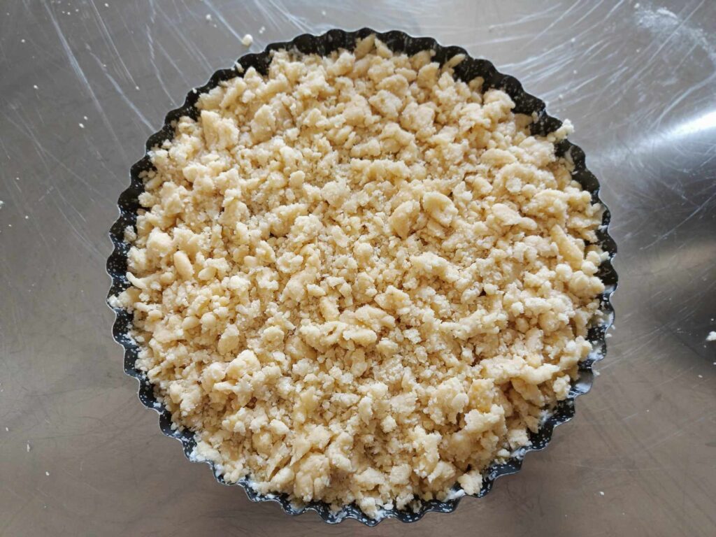  Sbriciolata  alle mele cruda