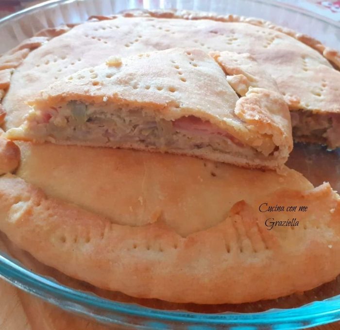 Pizza rustica di carciofi Pizza rustica di carciofi