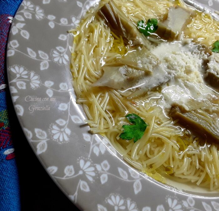 Brodo di carciofi