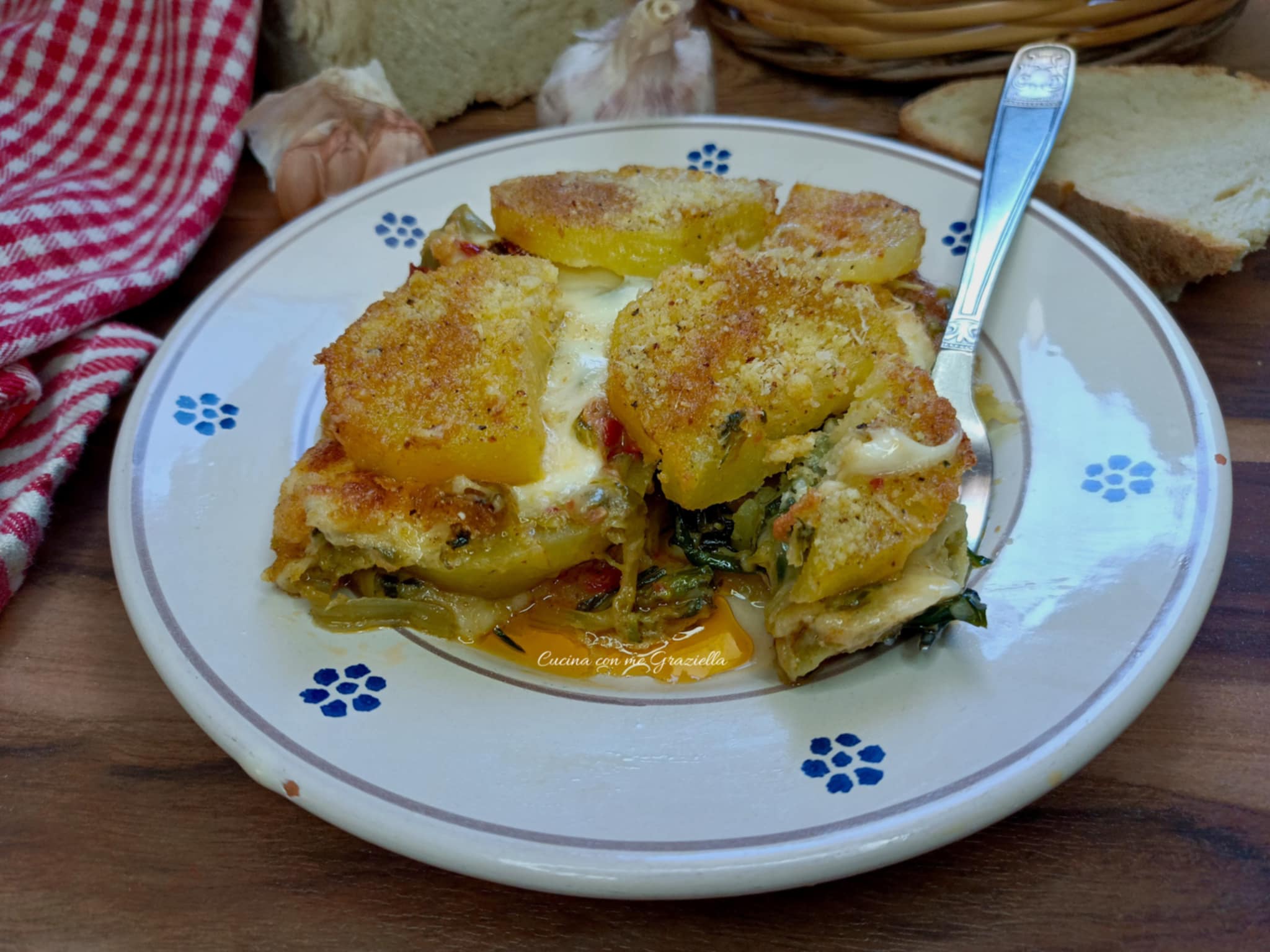 Sformato di patate e catalogna