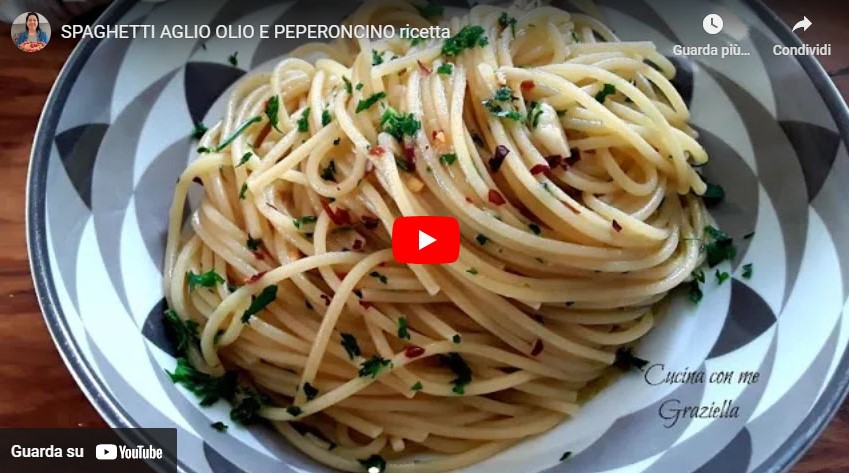 Spaghetti aglio olio e peperoncino YT