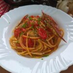 Spaghetti al granchio blu