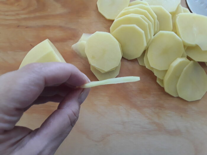 spessore patate