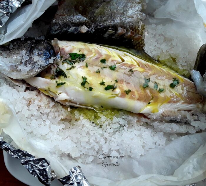 Spigola al sale