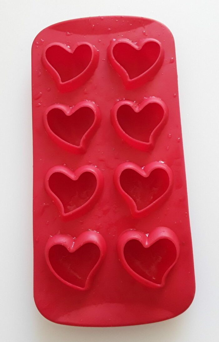Stampo in silicone a cuoricini