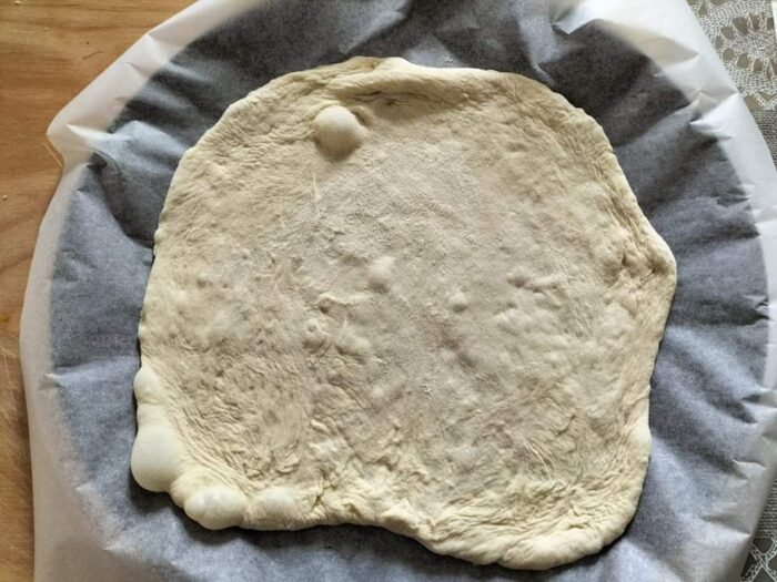 Stesura primo disco di pasta
