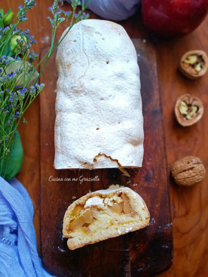 Strudel di mele con pasta frolla 