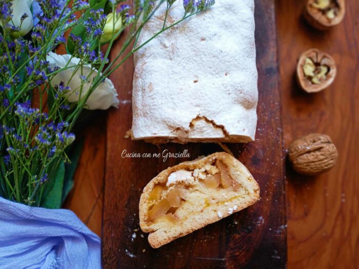 Strudel di mele con pasta frolla